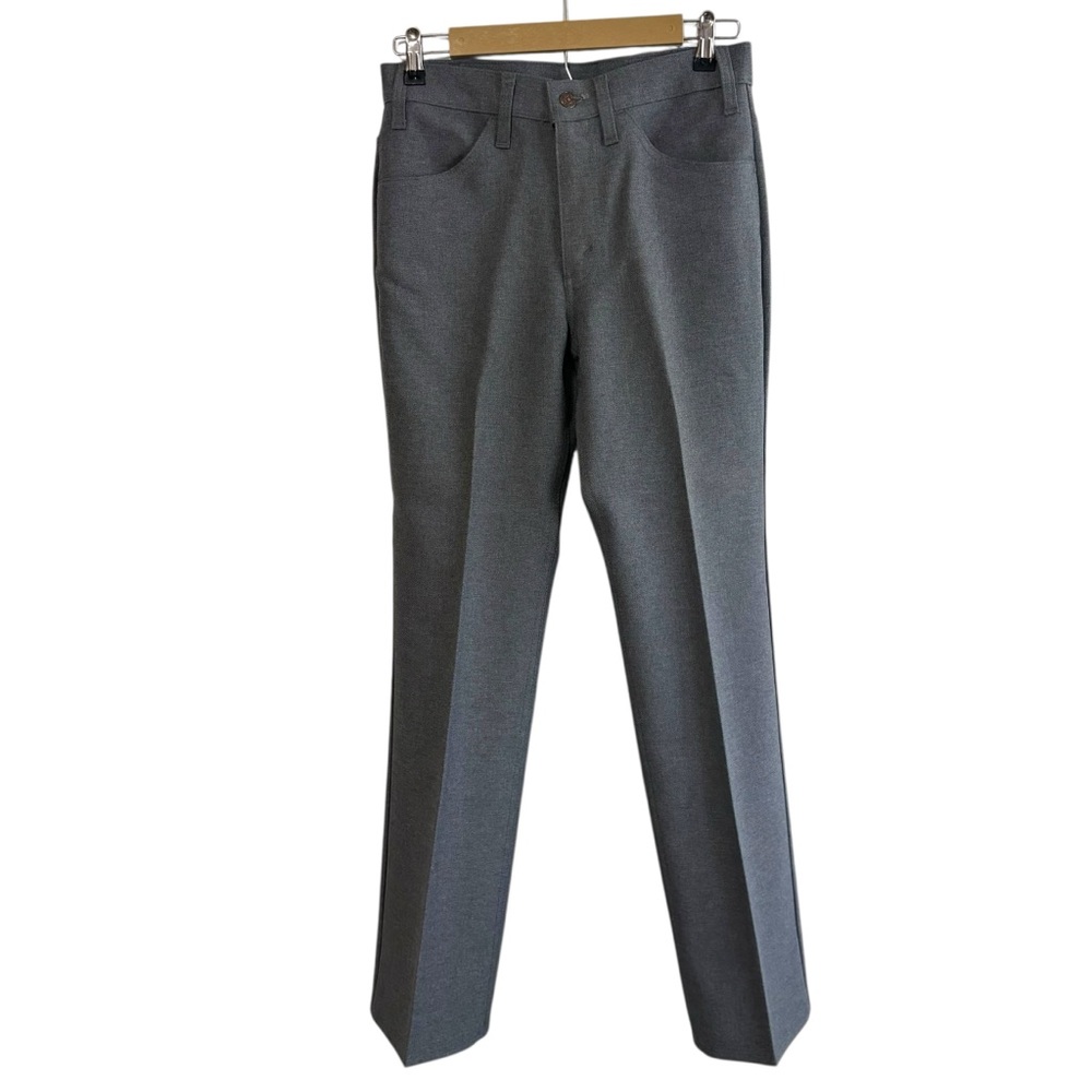 Vintage‎ Levi’s Size 30 Gray Made In USA Dress Pants Academia Formal Neutral